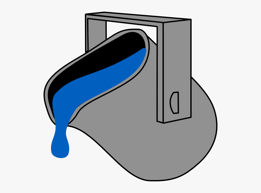 Navy Blue Bucket Svg Clip Arts - Pouring Water Bucket Clipart, Transparent Clipart