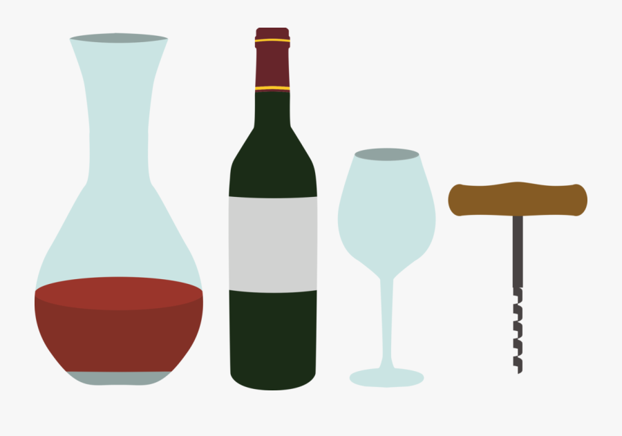 Glass Bottle,drinkware,drink - Wine, Transparent Clipart