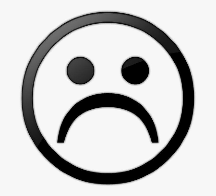 Clip Art Sad Face Black And White - User Boxes, Transparent Clipart