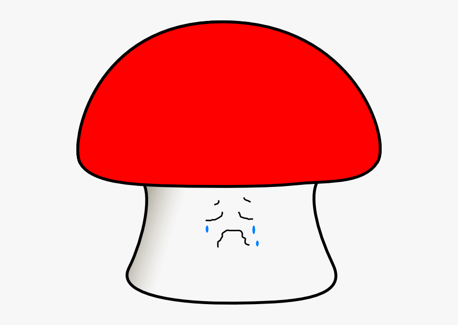 Sad Mushrooms, Transparent Clipart