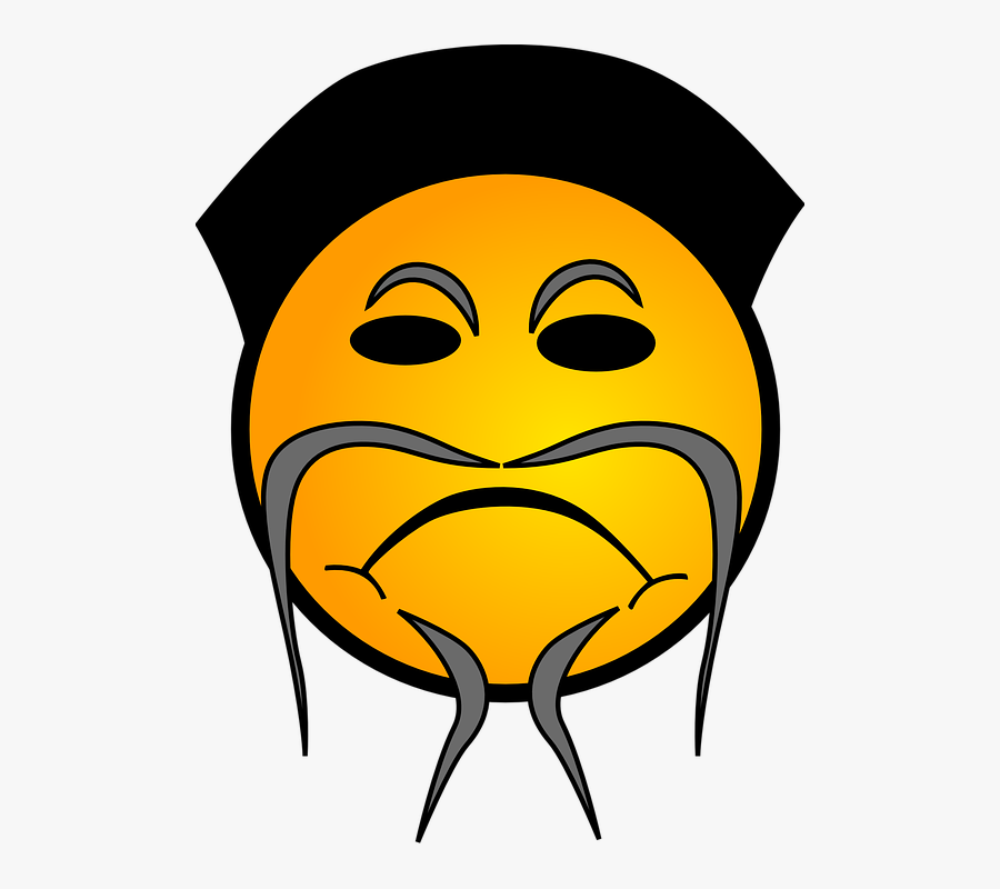 Asian Sad Clipart - Chinese Smiley, Transparent Clipart