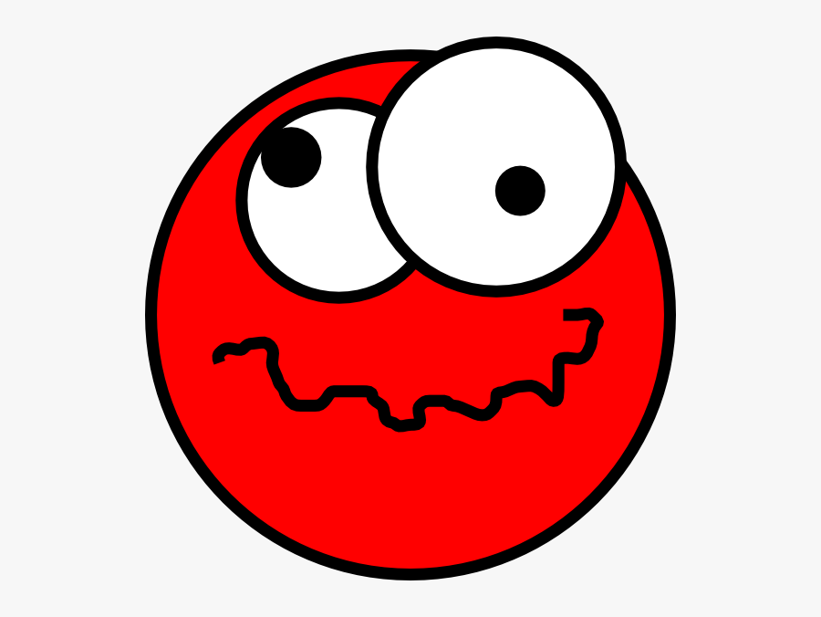 Smiley Emoticon Sadness Clip Art - Red Face Clipart, Transparent Clipart