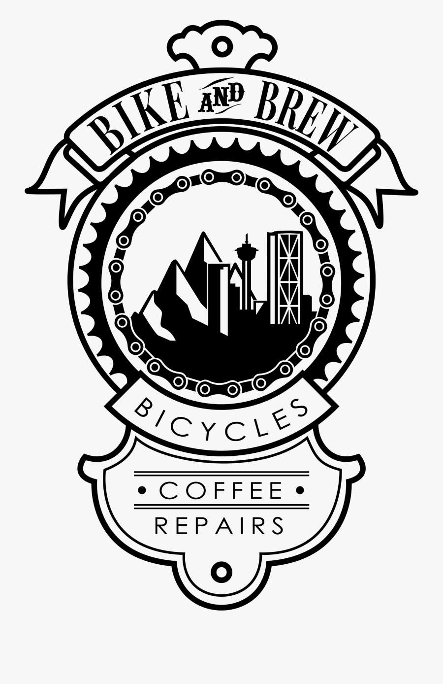 Bike And Brew, Transparent Clipart