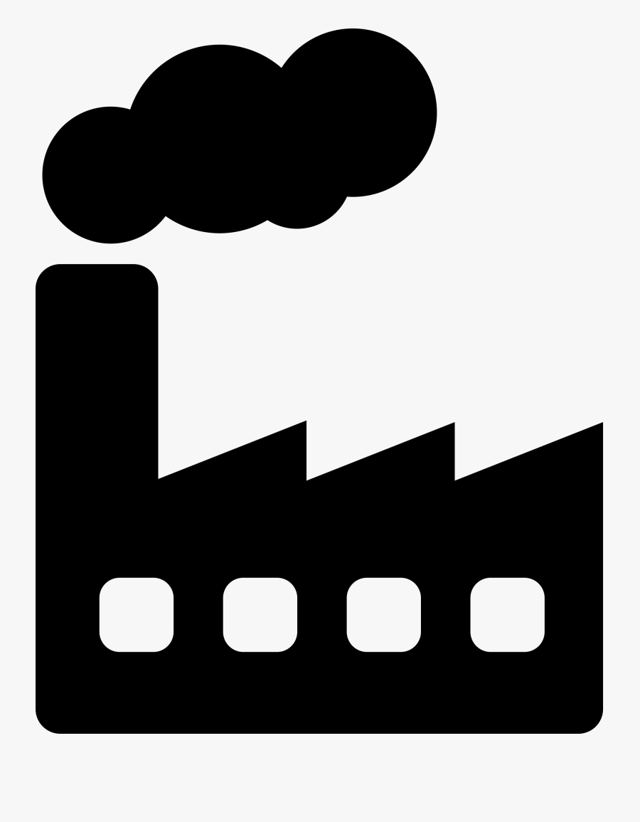 File Fontawesomish Svg Wikimedia - Factory Svg, Transparent Clipart