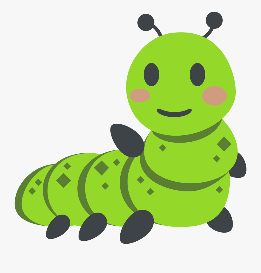 Image Result For Caterpillar Clip Art - Caterpillar Emoji, Transparent Clipart