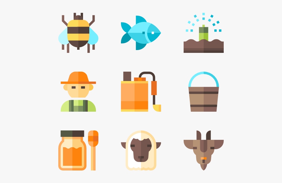 Agriculture Sector Free On - Agriculture Flat Icon, Transparent Clipart