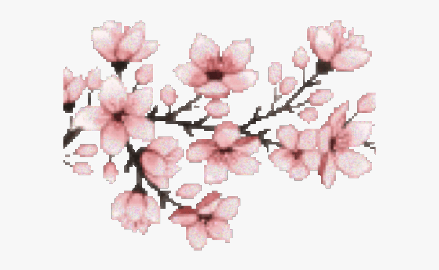 Cherry Blossom Clipart Transparent Tumblr - Transparent Cherry Blossom, Transparent Clipart