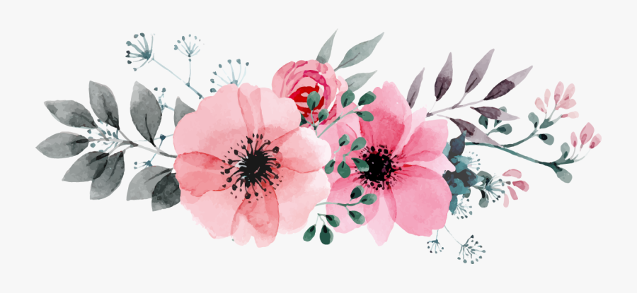 Transparent Watercolor Flower Png, Transparent Clipart