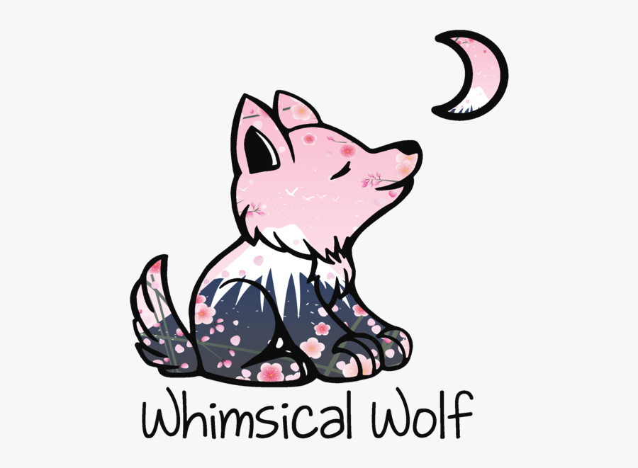 Cherry Blossom - Cherry Blossom And Wolf, Transparent Clipart