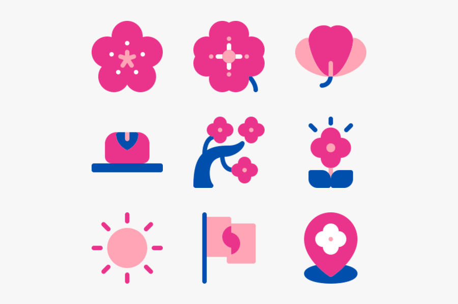 Cherry Blossom Logo Png, Transparent Clipart