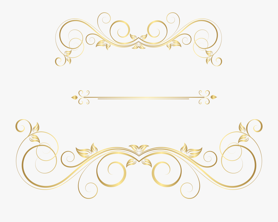 Ornaments Clipart Gold, Transparent Clipart