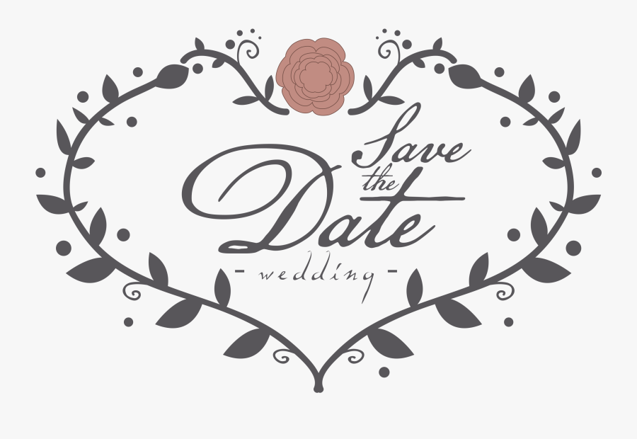 Transparent Save Date Png, Transparent Clipart