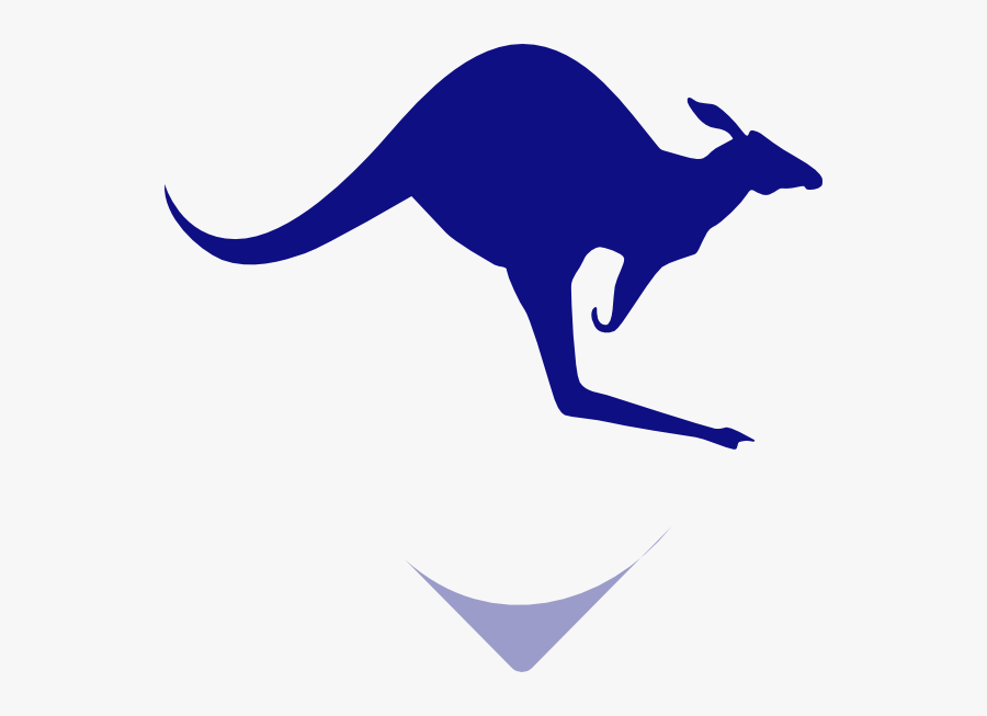 Kangaroo Crossing Sign, Transparent Clipart