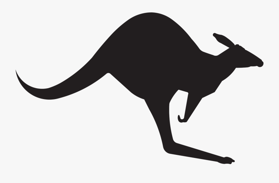 Australia Silhouette At Getdrawings - Kangaroo Symbol, Transparent Clipart