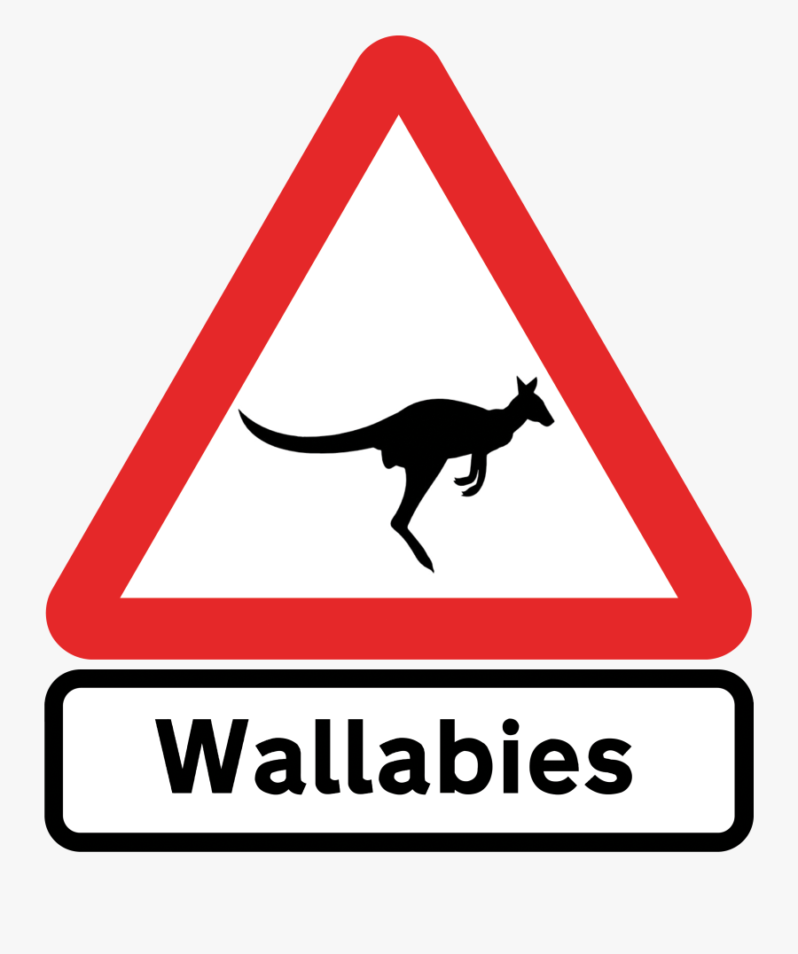 Kangaroo Clipart , Png Download - Test Your Brakes Sign, Transparent Clipart