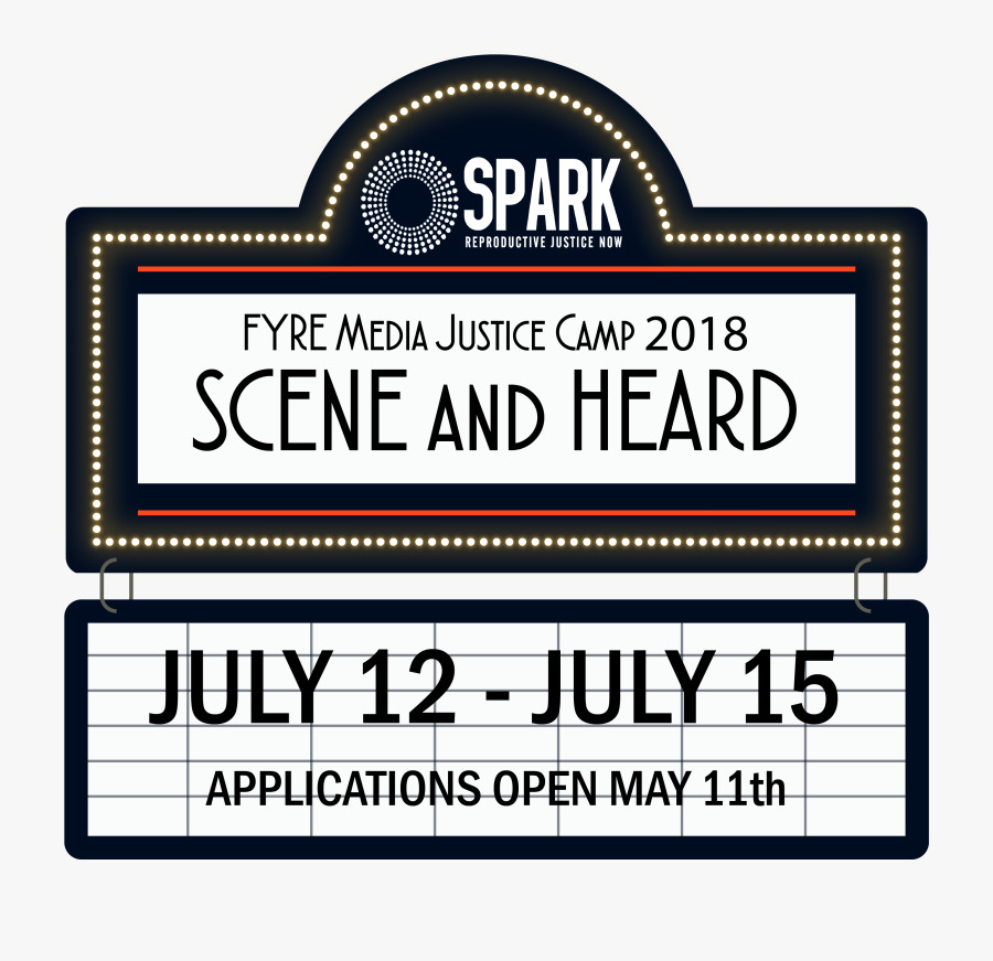 Save The Date For Fyre Media Justice Camp 2018, Transparent Clipart