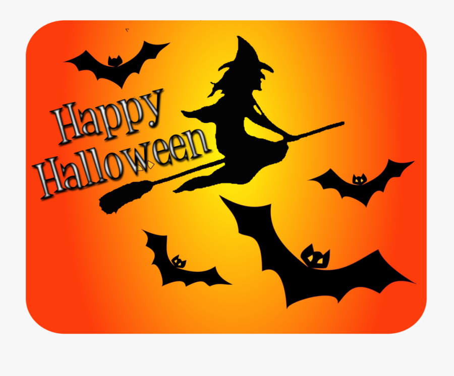 Happy Halloween - Bats Clipart Black And White, Transparent Clipart