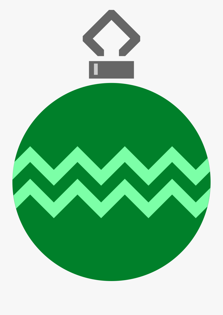 Simple Tree Bauble Big Image Png - Simple Christmas Ornament Clip Art, Transparent Clipart