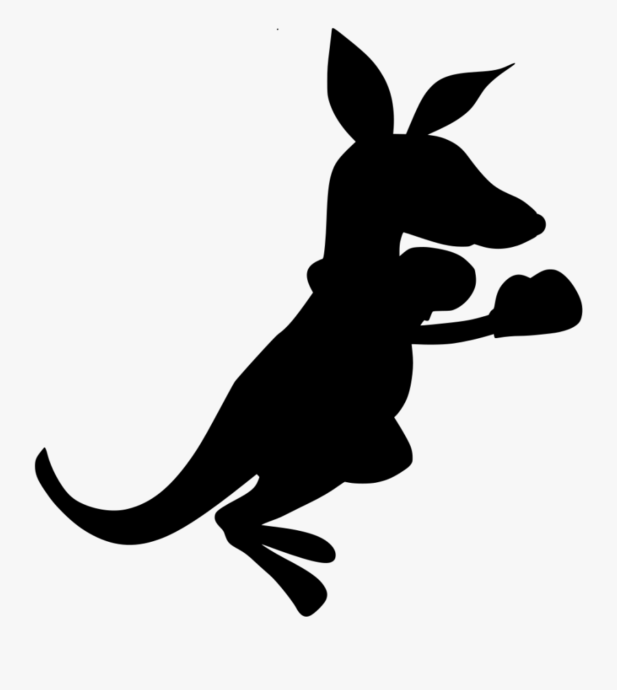 Boxing Kangaroo Animated Clipart, Transparent Clipart