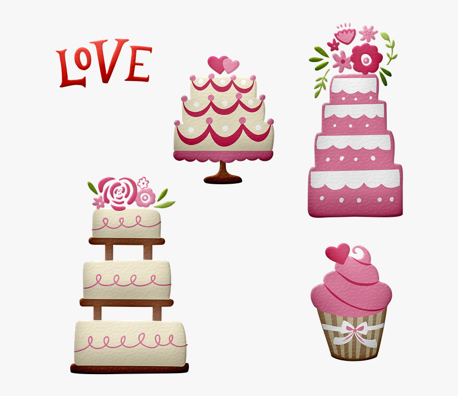 Wedding, Cake Wreath, Save The Date, Marriage - Ice Cream Cone, Transparent Clipart