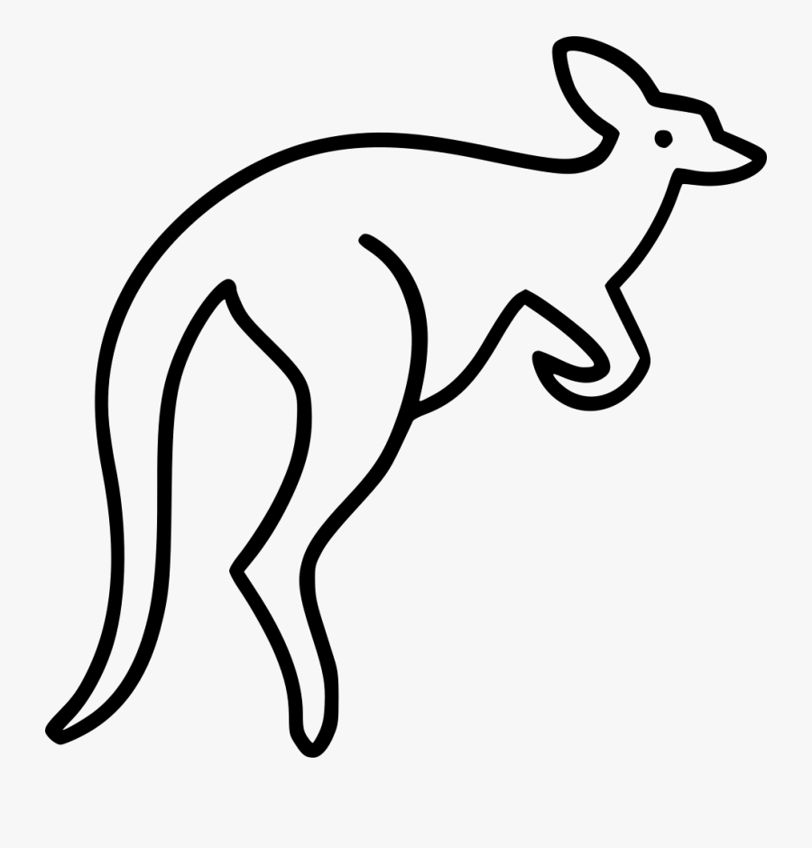 Kangaroo - Transparent Kangaroo Icon Png, Transparent Clipart