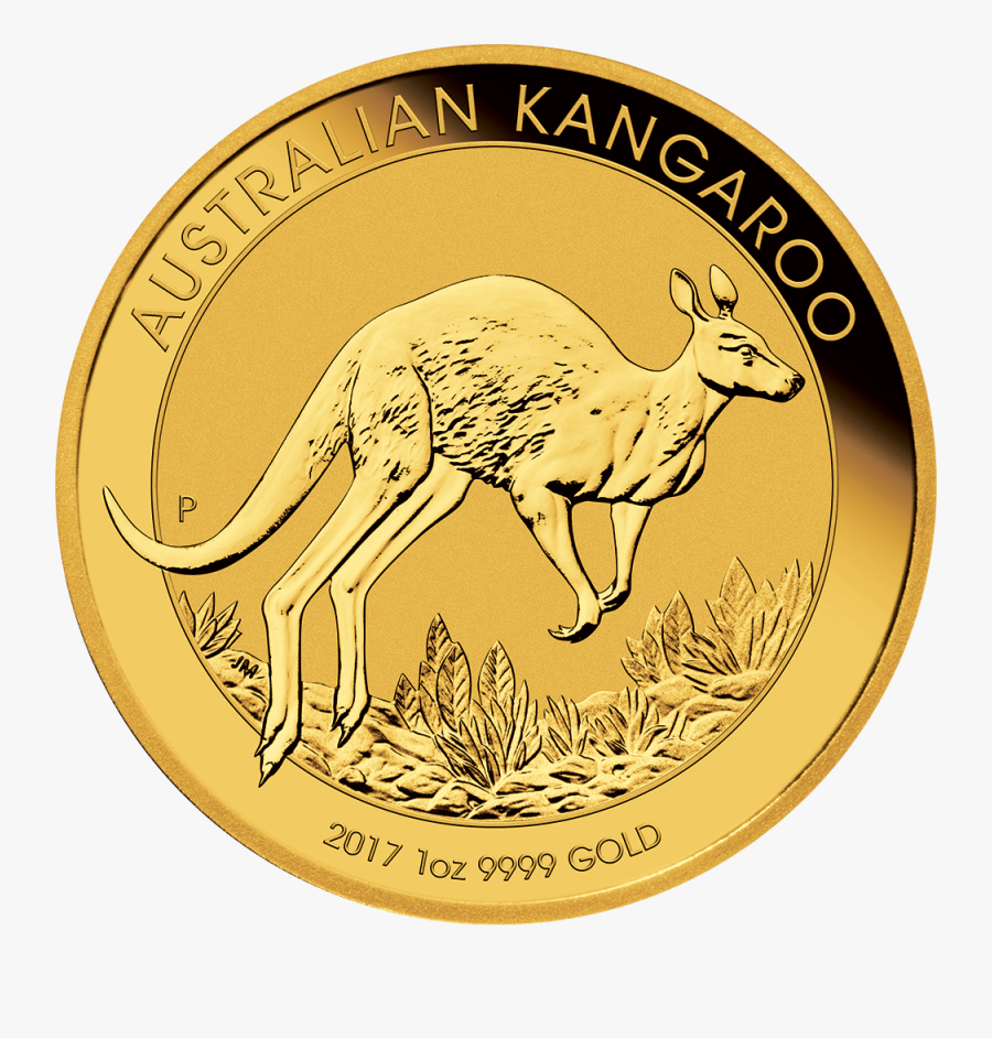 Australian Kangaroo Gold Coin 2019, Transparent Clipart