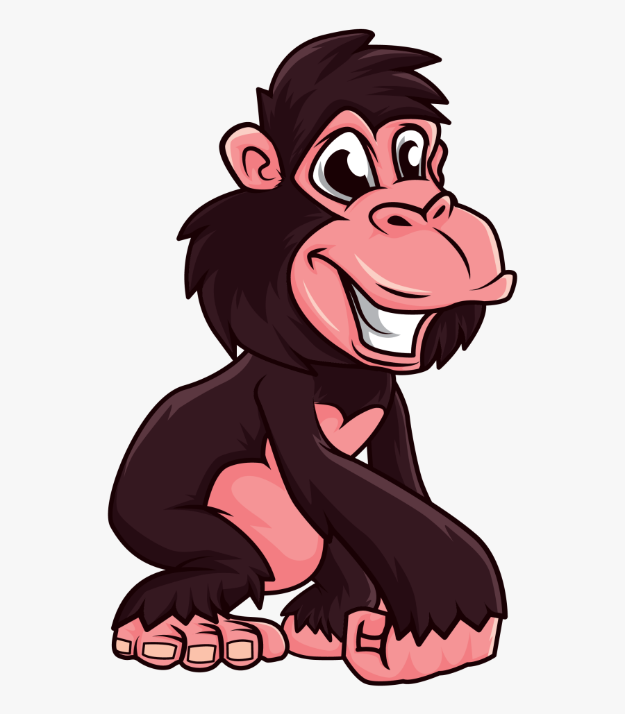 Gorilla King Jungle Cartoon Free Transparent Clipart Clipartkey