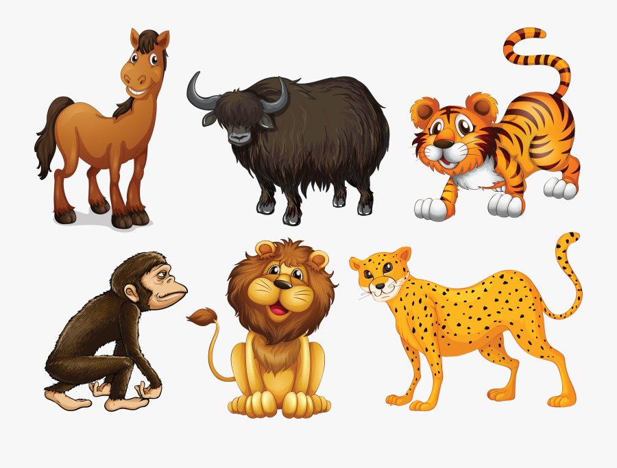 Animal Figure,wildlife,clip Art,terrestrial Animal,felidae,graphics - Animales De Cuatro Patas, Transparent Clipart
