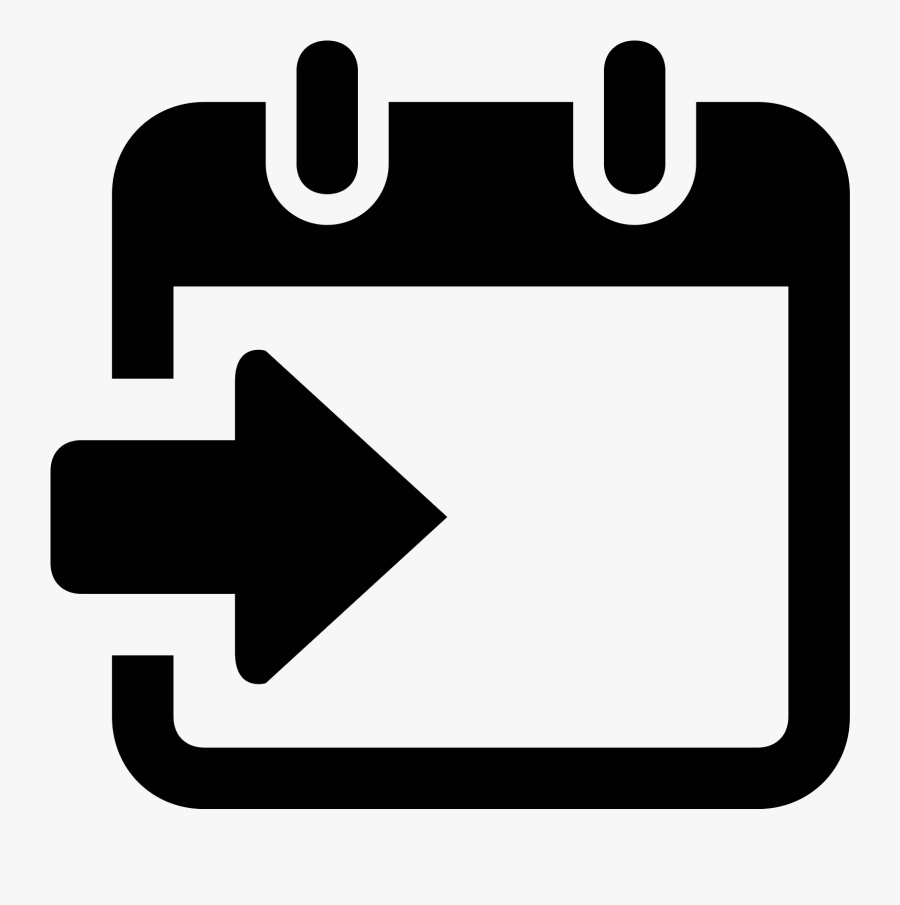 Clipart Fall Save The Date - Date Icon, Transparent Clipart