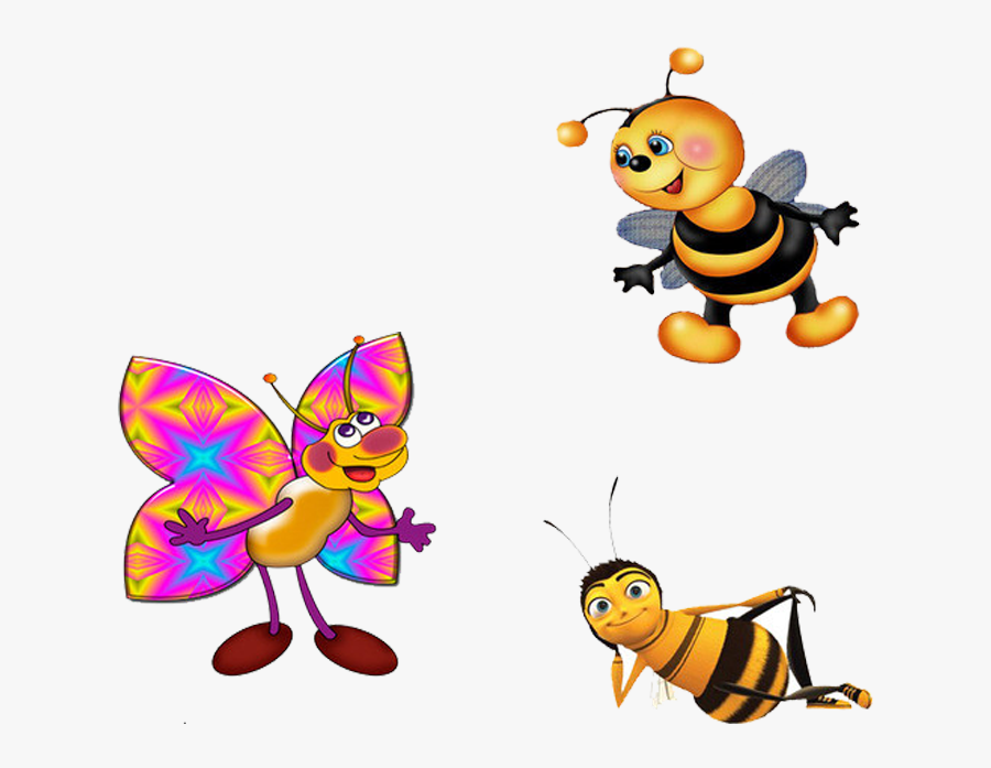 Cute Little Cartoon Bee - Bee Movie, Transparent Clipart