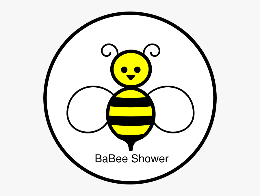 Black And White Bee Png, Transparent Clipart
