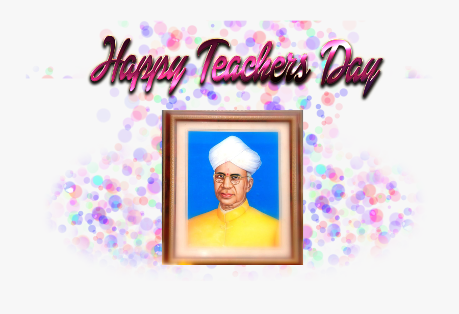 Teachers Day Sarvepalli Radhakrishnan - Picture Frame, Transparent Clipart