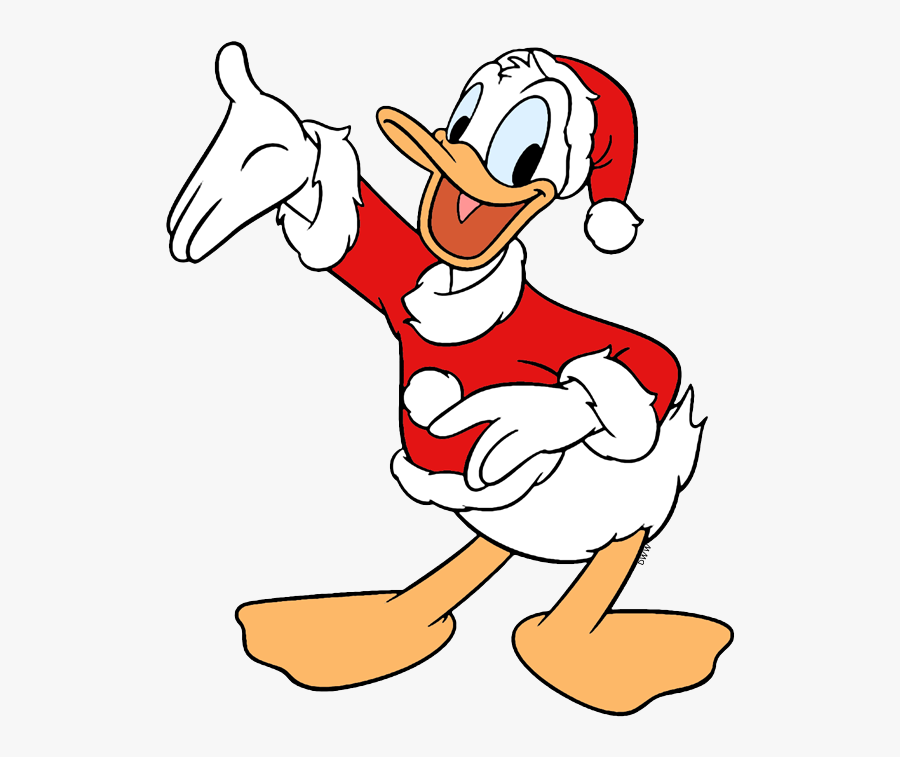 Santa Claus Donald Duck, Transparent Clipart