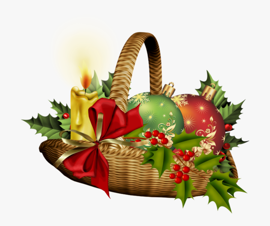 Clipart Panier Garni - Panier Noel Png, Transparent Clipart