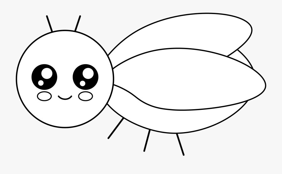 Free Cute Fly - Cartoon, Transparent Clipart