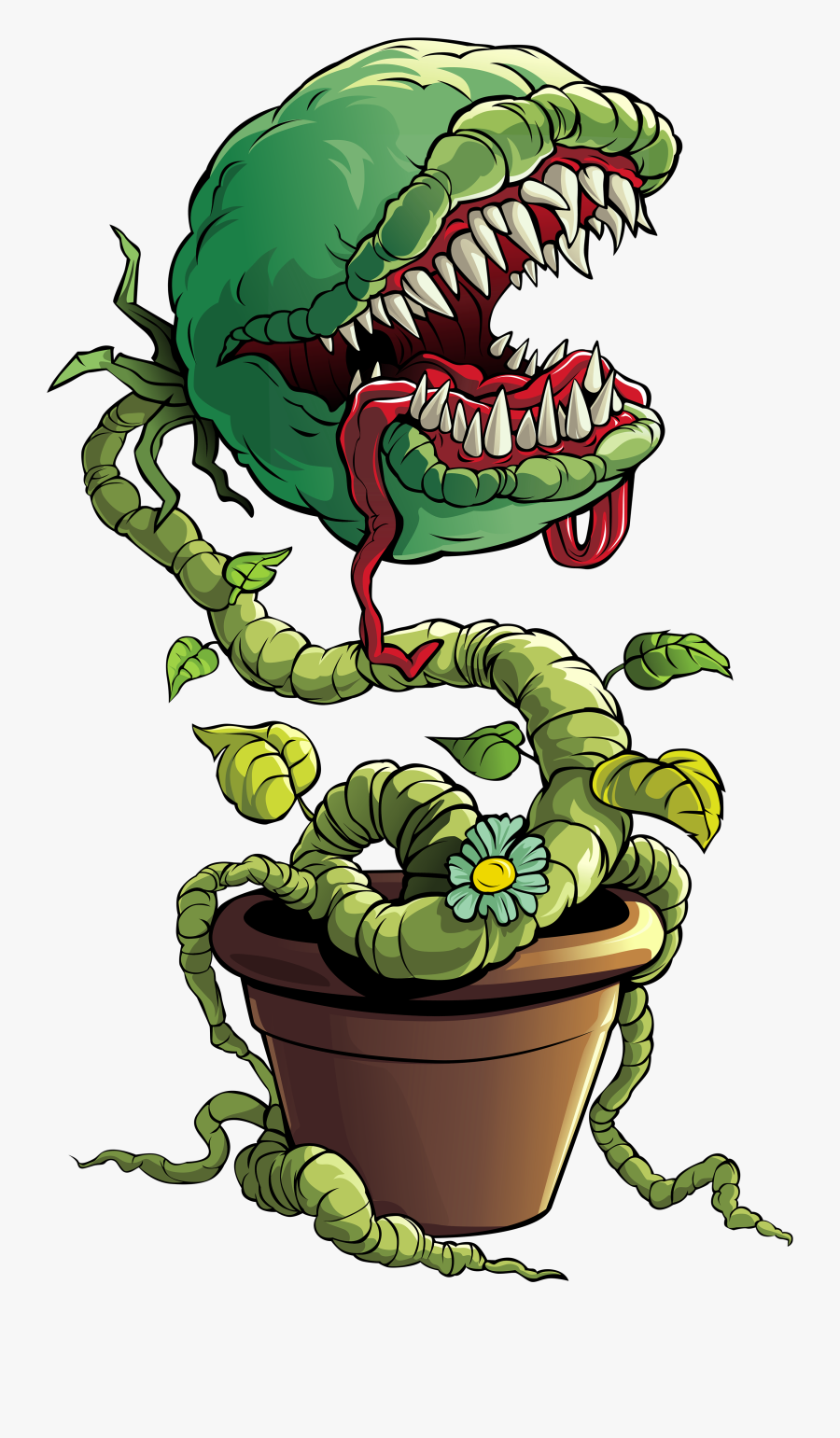 Venus Fly Trap Plant Monster Png Clip Art Image - Monster Venus Fly Trap, Transparent Clipart