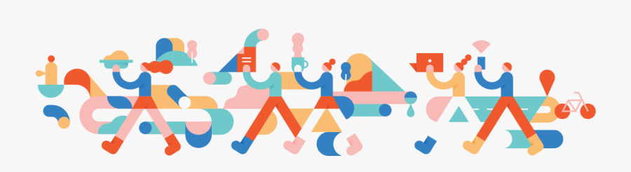 Mural For Wix Offices In Tel Aviv - Graphic Design, Transparent Clipart