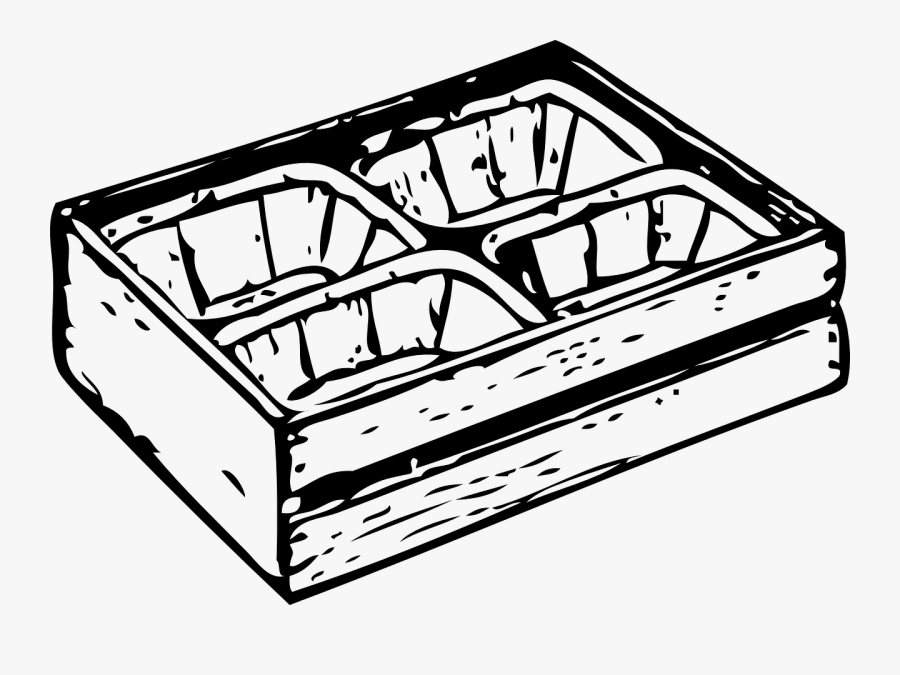 California Crate - Crates Of Fruit Clipart In Black And White, Transparent Clipart