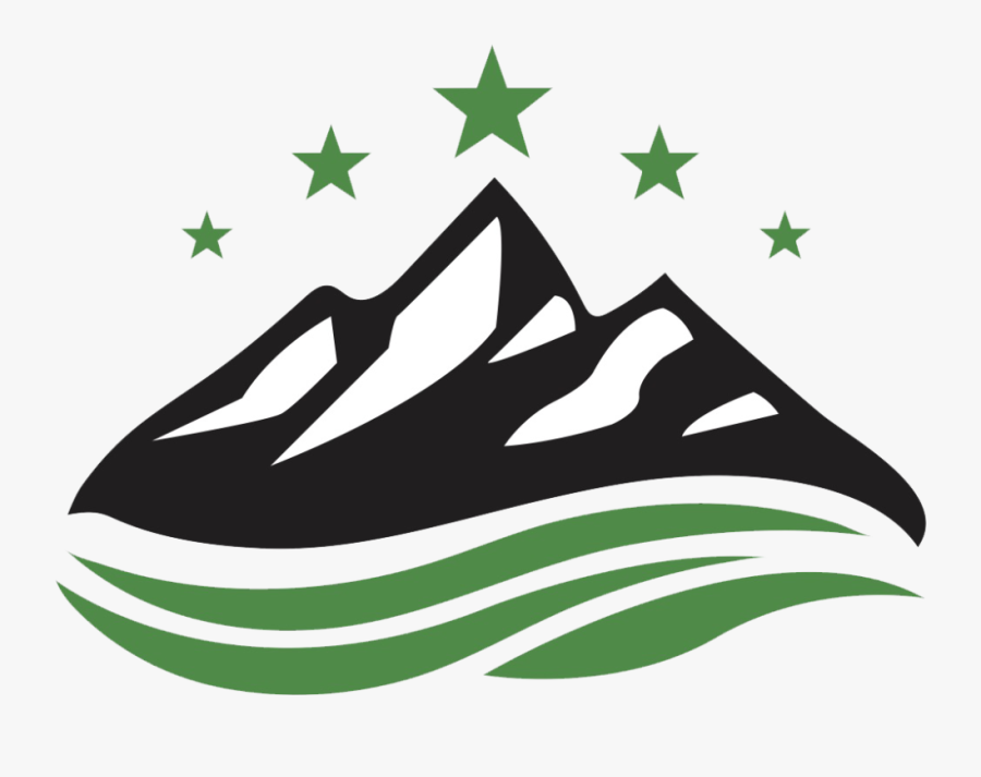 Logo Khong Chu Gach Chan - Wave Mountain Logo Design Hd, Transparent Clipart