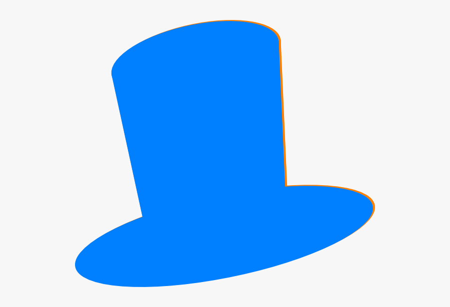 Top Hat Blue Hat Clip Art At Vector Clip Art - Blue Top Hat Png, Transparent Clipart