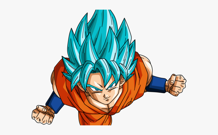 Goku Clipart Fly - Son Goku Super Saiyan Blue, Transparent Clipart