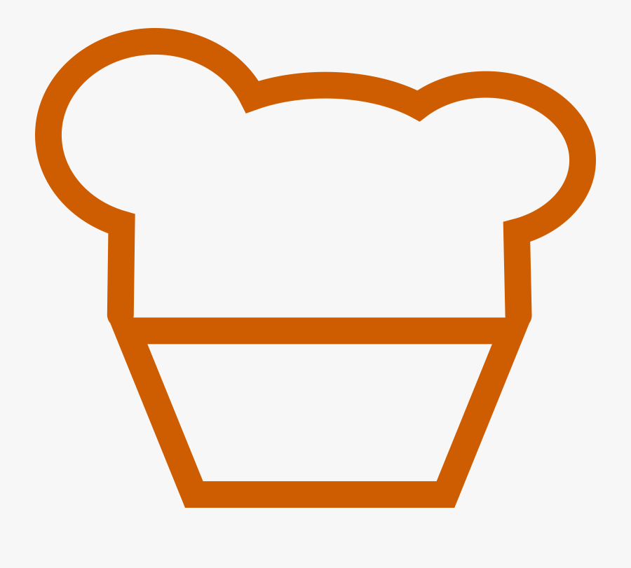 Muffin Clip Arts - Logo Mũ Đầu Bếp, Transparent Clipart