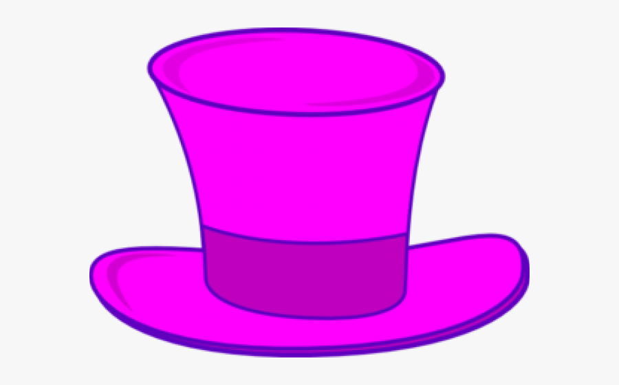 Pink Top Hat Clipart, Transparent Clipart