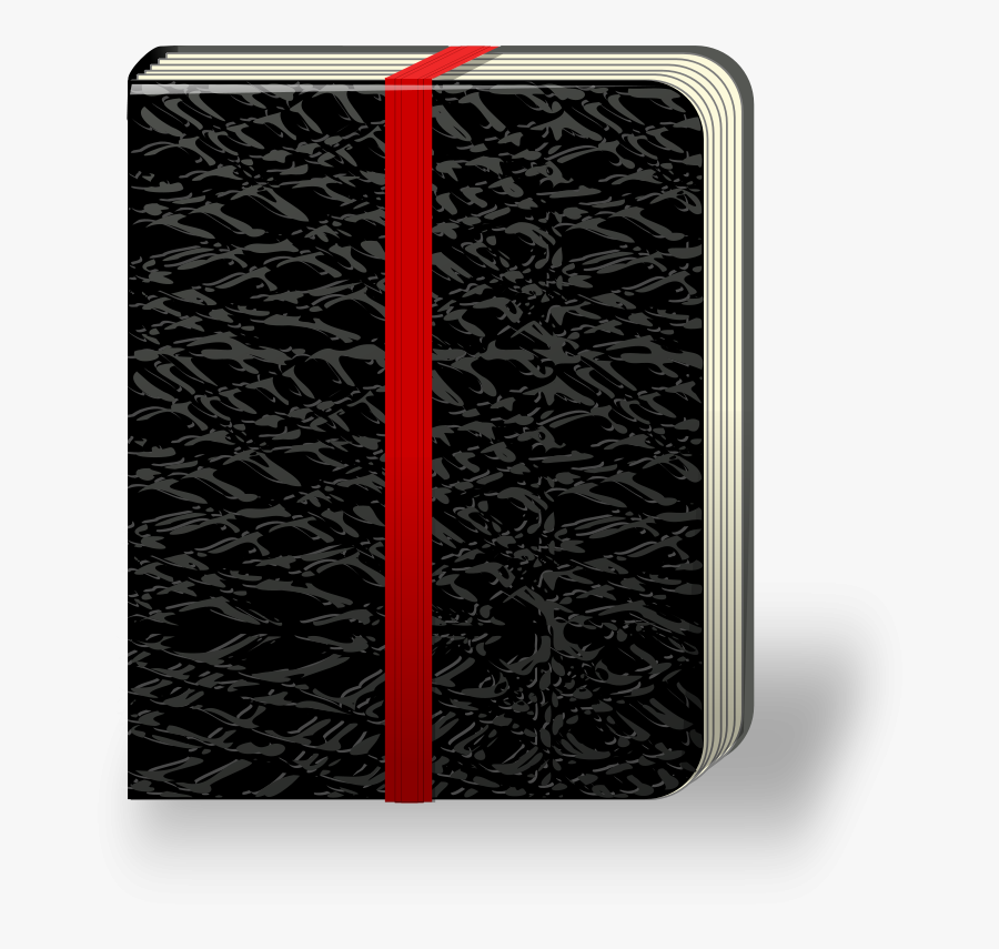 Free Clip Art "black Notebook - Quote For Diary, Transparent Clipart