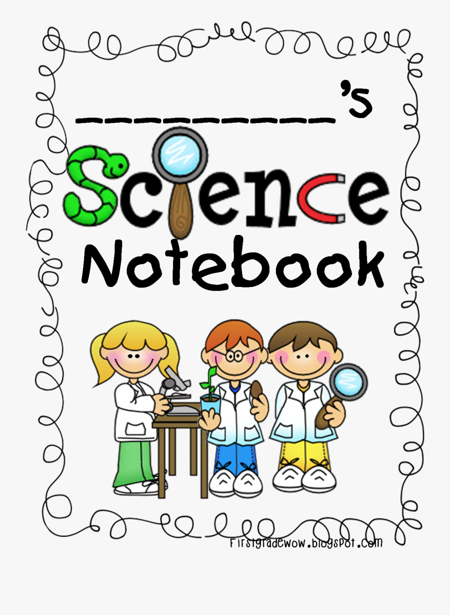 Science Notebook Clipart - Free Printable Science Notebook Cover, Transparent Clipart