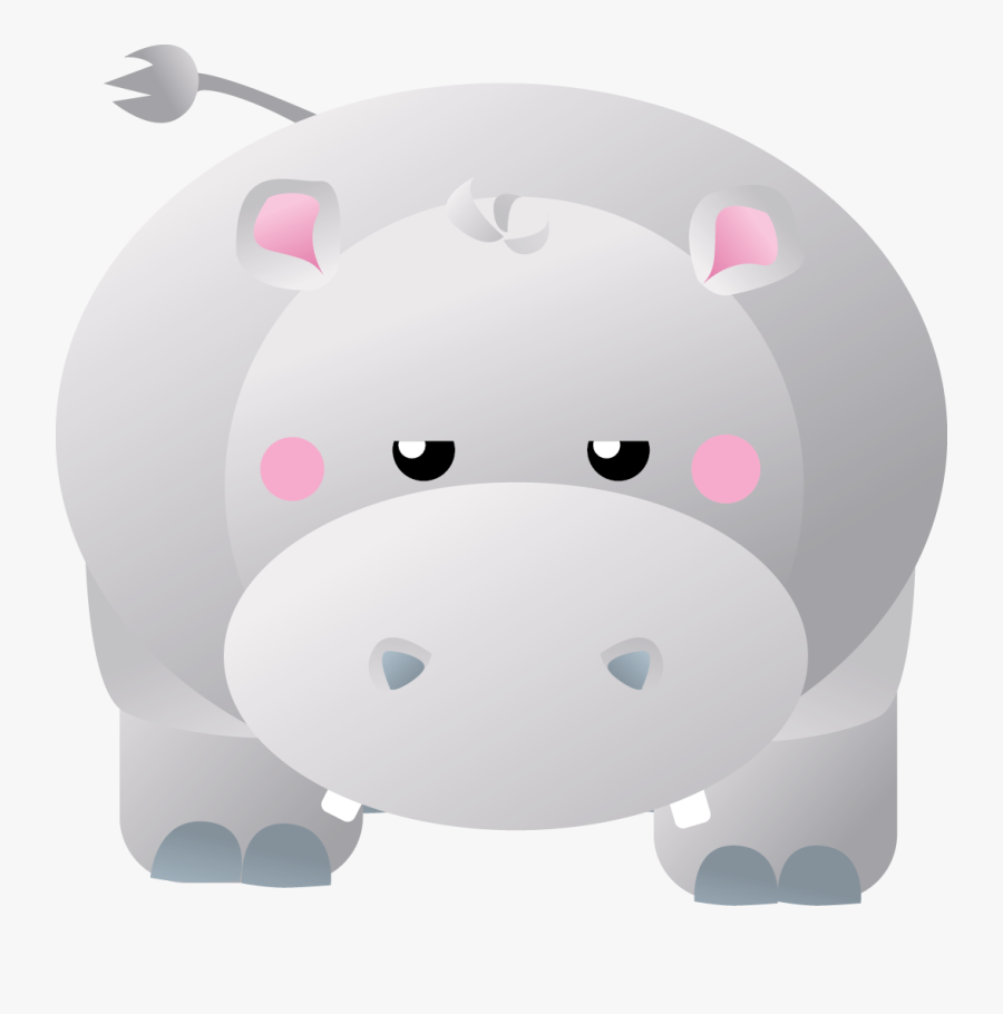 Free To Use Public Domain Hippopotamus Clip Art - Dibujos De Animales Del Zoologico, Transparent Clipart