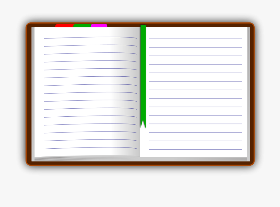 Powerpoint Clipart Notebook - Girly Diary Page Png, Transparent Clipart