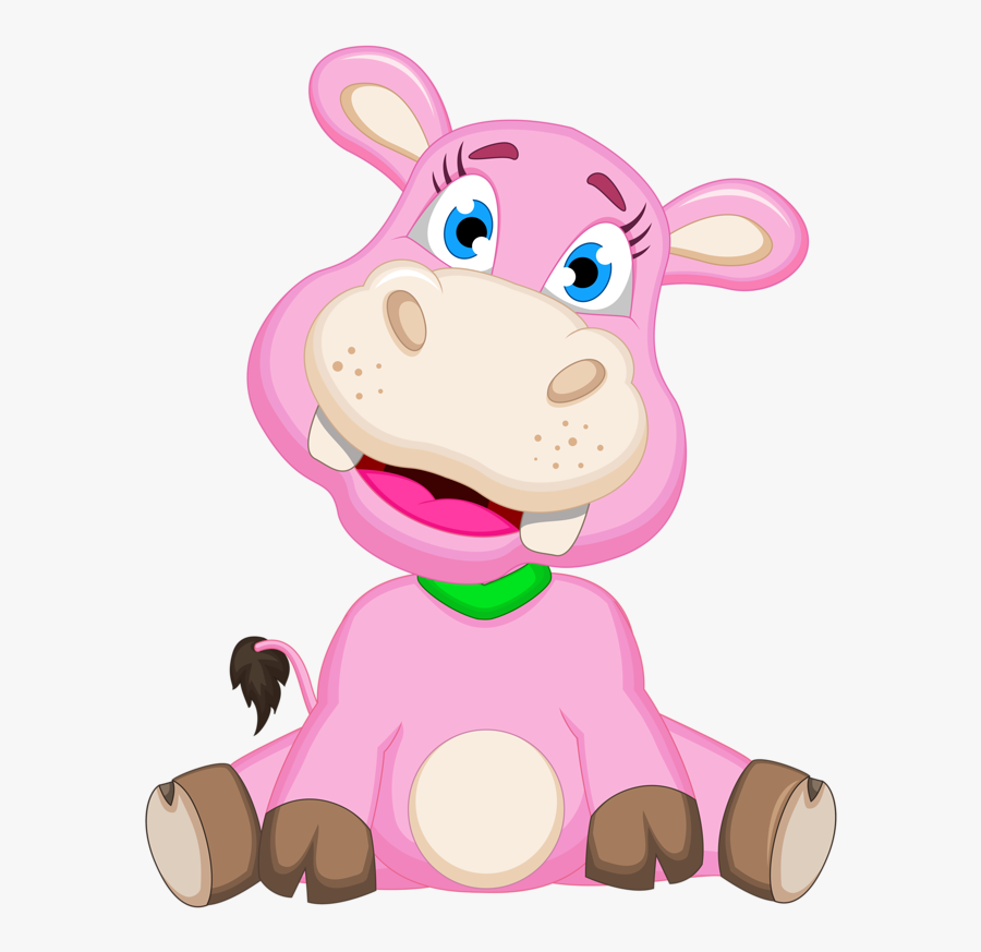 Photo From Album On - Clipart Cartoon Animals Rhino, Transparent Clipart