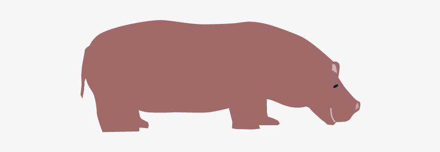 Hippopotamus, Transparent Clipart