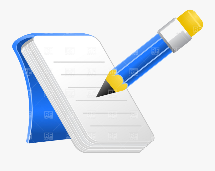 Pencil Notebook And Clipart Transparent Png - Encapsulated Postscript, Transparent Clipart